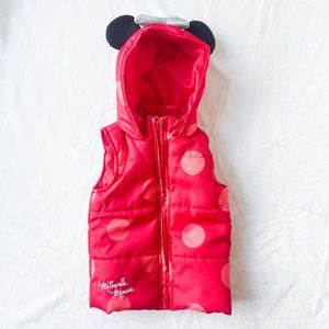 Toddler Minnie Mouse puffer vest